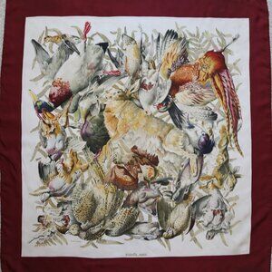 Amazing Authentic Grand Uniforme Hermes silk twill scarf vintage